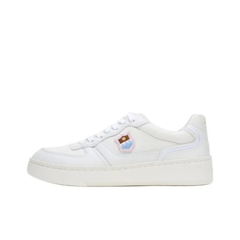 BALLY Raise Series Low Top Skateboard Shoes Women's White-0