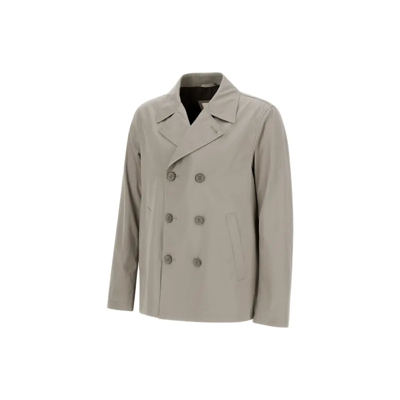 HERNO Double Breasted Long Sleeved Jacket-2