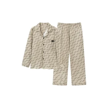 O'MESIK Pajama Set Men's Apricot