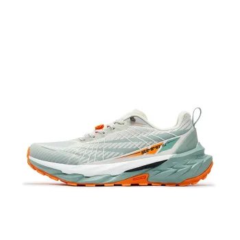 361° Cushioned Slip Resistant Abrasion Resistant Low Top Casual Running Shoes Men's Red Fir Green