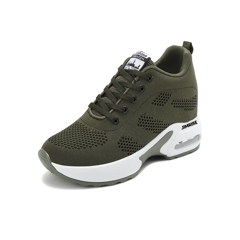 King Jinmai Slip-Resistant Breathable Mid-Top Casual Shoes Women's-1