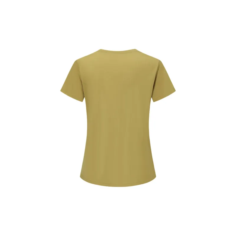 DECATHLON Regular T Shirt Women's Yellow-1