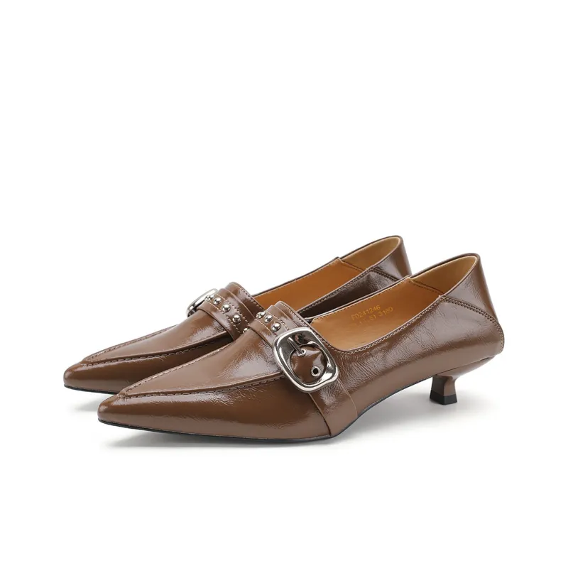 FOXER Slim Heel High Heels Women's-12