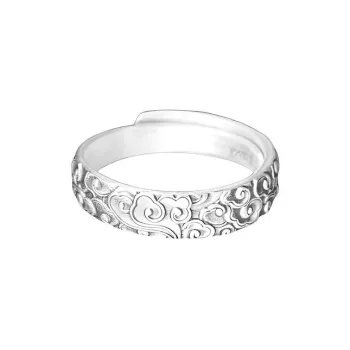Mrs. Song 999 Fine Silver Rings Unisex