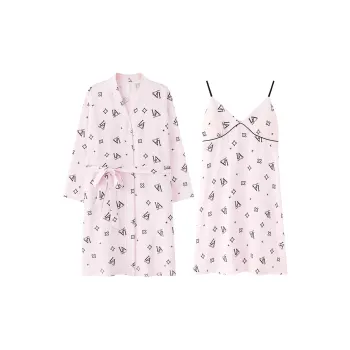 Pretty Lady Pajama Set Women's Light Pink