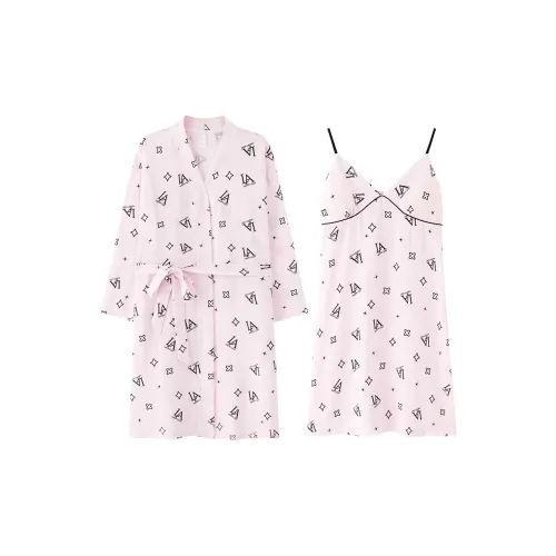 Pretty Lady Pajama Set Women's Light Pink