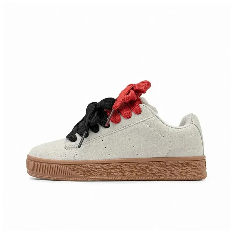 Circle Small Coverage Abrasion Resistant Lightweight Low Top Skateboard Shoes Unisex-1