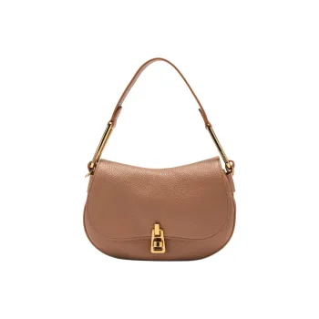 COCCINELLE Magie Leather Shoulder Bag Mini Women's Skin Color