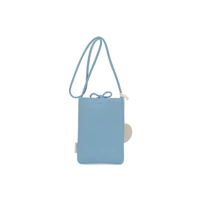 KANGOL Polyester Cell Phone Pouch Shoulder Bag Mini Unisex Light Blue-2
