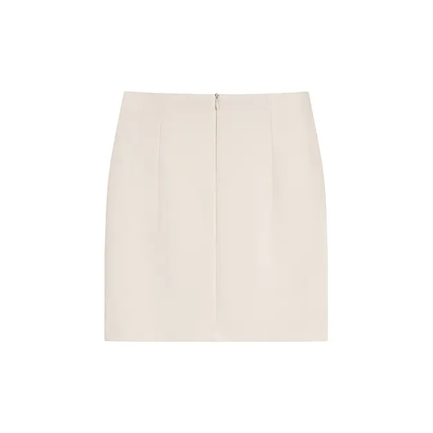 AHDO Casual Short Skirts Women's White-1