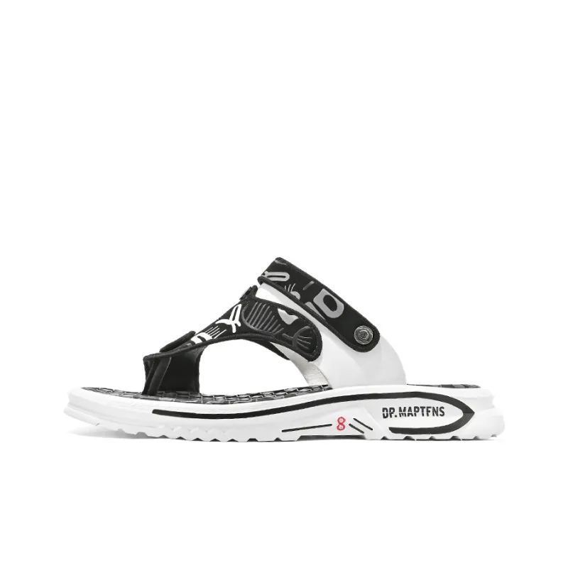 Bull Charm Rubber Sole Abrasion-Resistant Flip Flops Men's-0