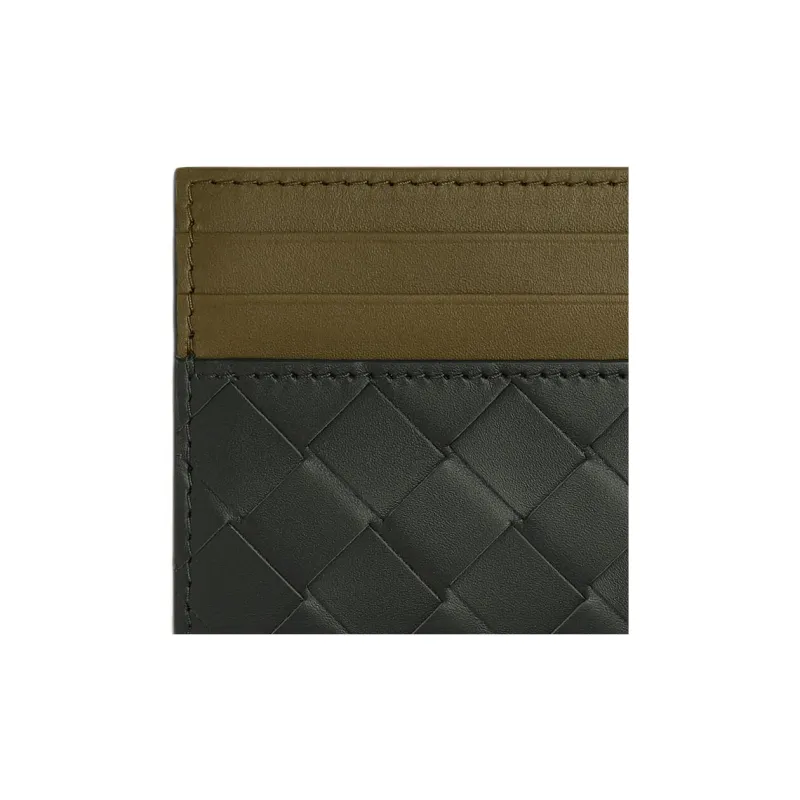 Bottega Veneta Intrecciato Two Toned Card Holder-3