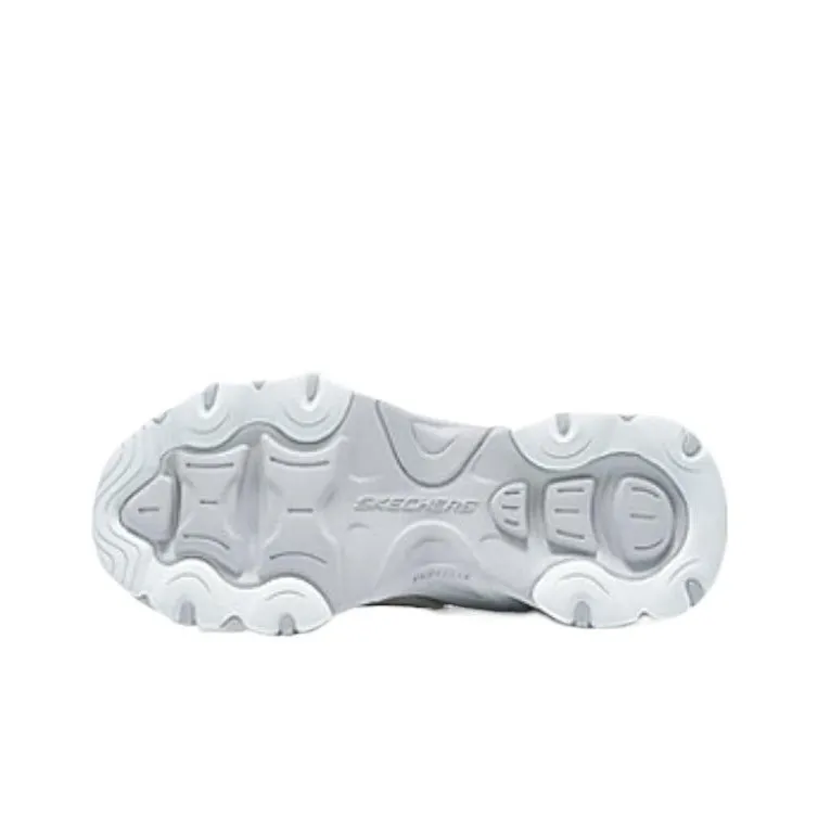 Skechers D'Lites Low Top Chunky Sneakers Women's White-2