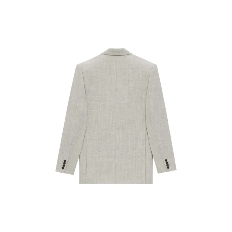 SAINT LAURENT Wool silk Blazer-1