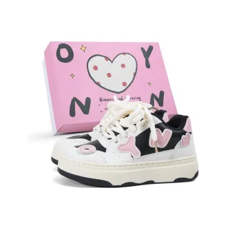 OYNN New Freshman Series Skateboard Shoes Women's Low Top Black/Pink