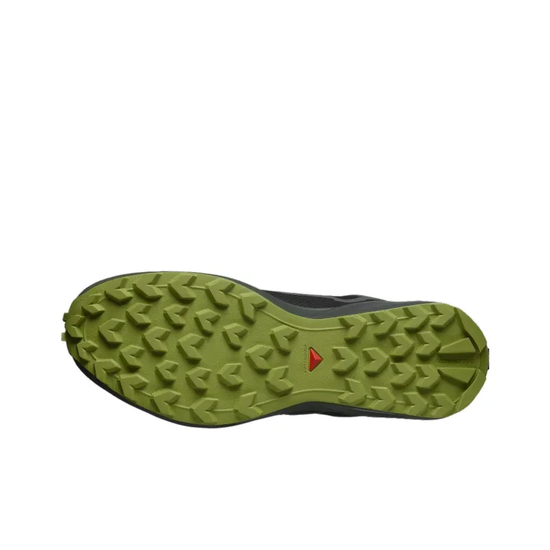 SALOMON Anti-Slip Wear-Resistant Low-Top Trail Running Running Shoes Men's Black Green-6