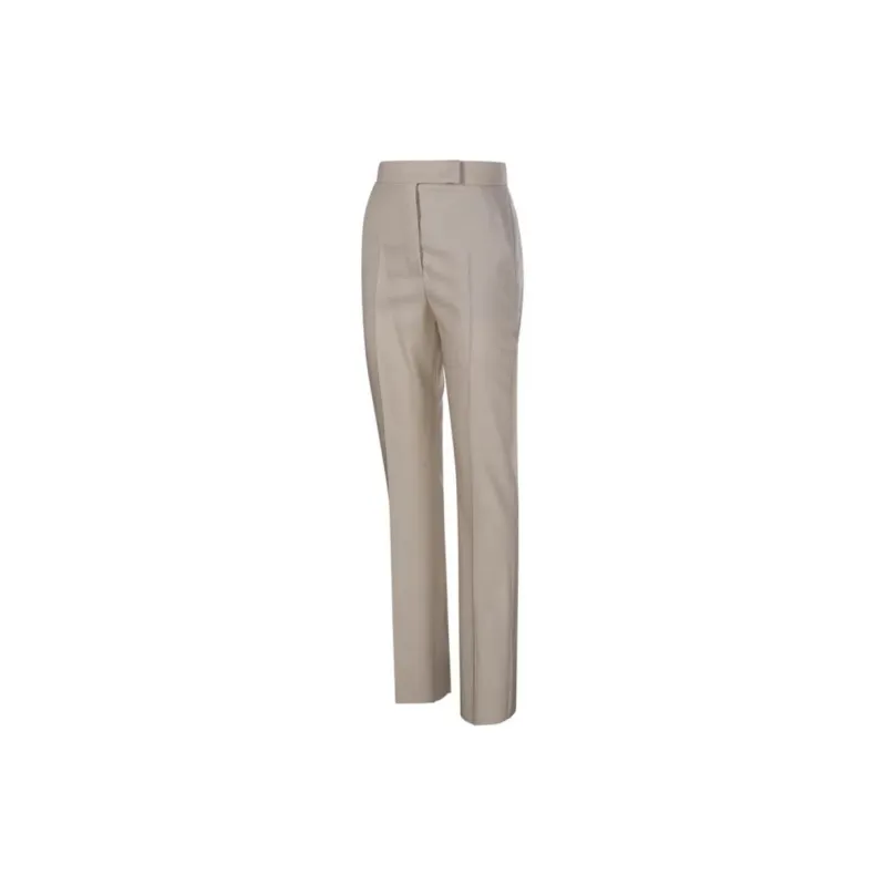 MaxMara Turbigo Pleat Detailed Striaght Leg Trousers-2