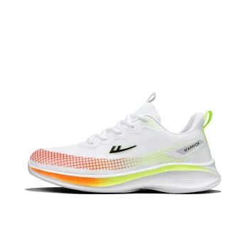 WARRIOR Running Shoes Men Low Top Beige/Yellow