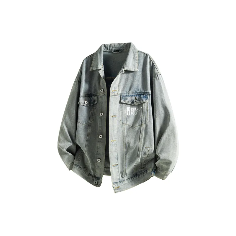 CHARLIE GOLF Denim Jacket Unisex-2