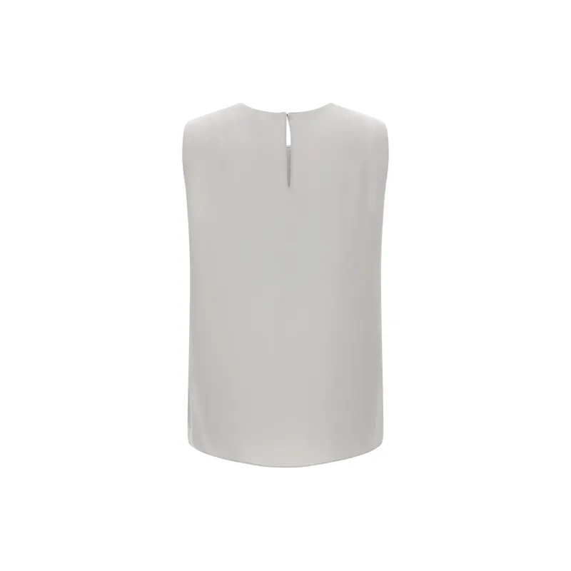 THEORY Modern Crewneck Sleeveless Top-1