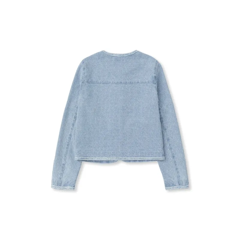 NERDY SS25 Jacket Korean Style Women's Light Blue-1