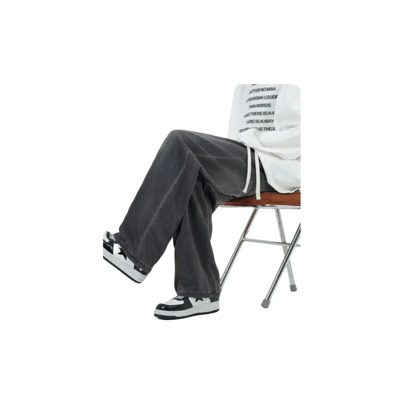 BEAR UNION Jeans Unisex Black Gray-5