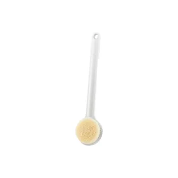 JIAOXUEFEI Body Scrub Brush Same Design As Muji Back Scrub Brush Long Handle Soft Bristles For Bathing And Exfoliation
