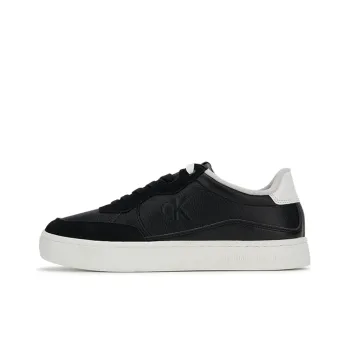 CKJ CALVIN KLEIN JEANS Low Top Skateboard Shoes Men's Black White