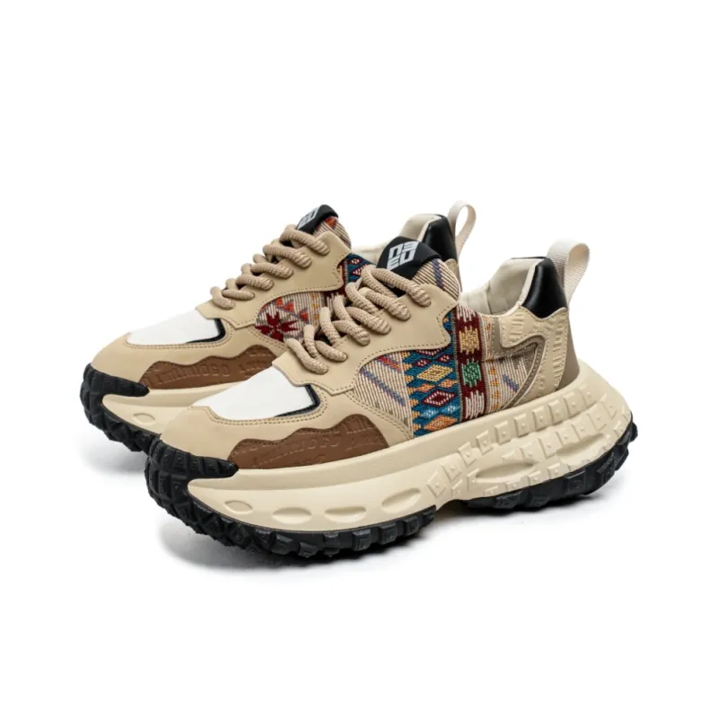 JANECO Anti Slip Wear Resistant Low Top Chunky Sneakers Men's-9
