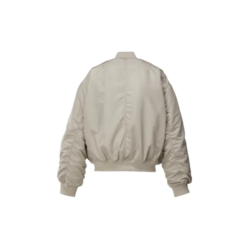 Onitsuka Tiger BOMBER Jacket Unisex Light Gray-1