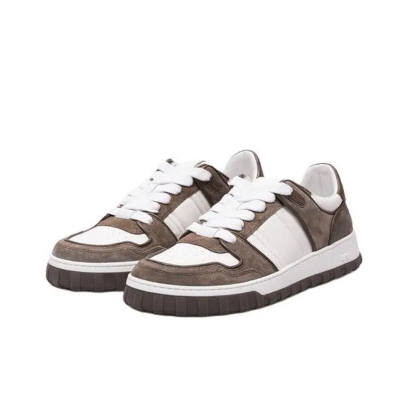 AMIPARIS Low Top Skateboard Shoes Men's Brown-2