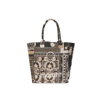 ISABEL MARANT Cotton Tote Bag, Shopping Bag, Handbag, Shoulder Bag Women's Multicolor
