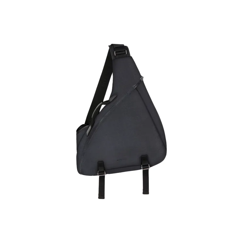 Givenchy G-Zip Fabric Sling Bag Medium Size Men's Black-0