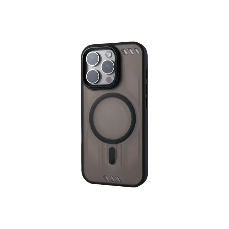 DEPA PC Material Hidden Sand Semi Transparent Magnetic Phone Cases Compatible With Apple 13 16 Series Minimalist-3