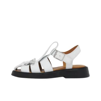 Alexander McQueen T Bar Roman Sandals 3.5cm Women's White