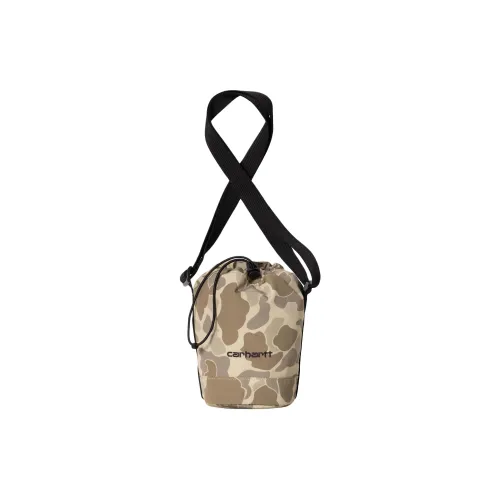 Carhartt WIP Polyester Shoulder Bag Unisex Camouflage Desert Yellow