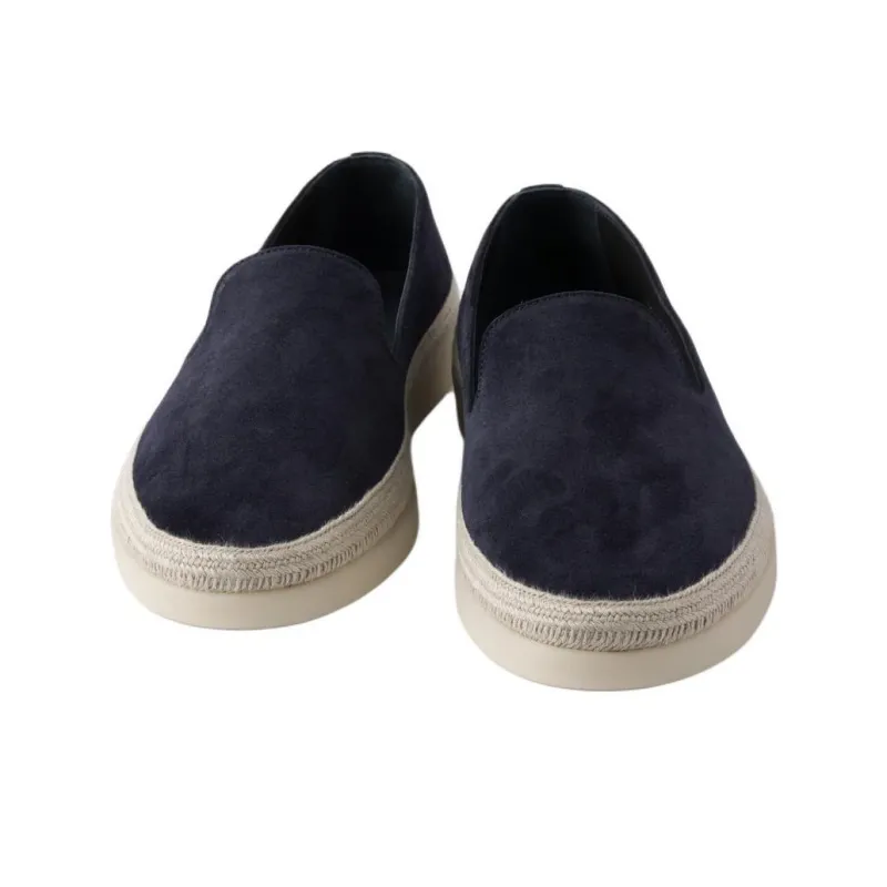 PRADA Loafers Men Blue-4