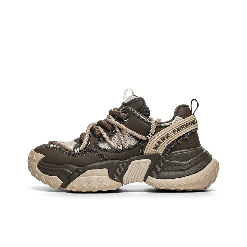 FAIRWHALE Anti Slip And Wear Resistant Height Increasing Low Top Chunky Sneakers Men's-5