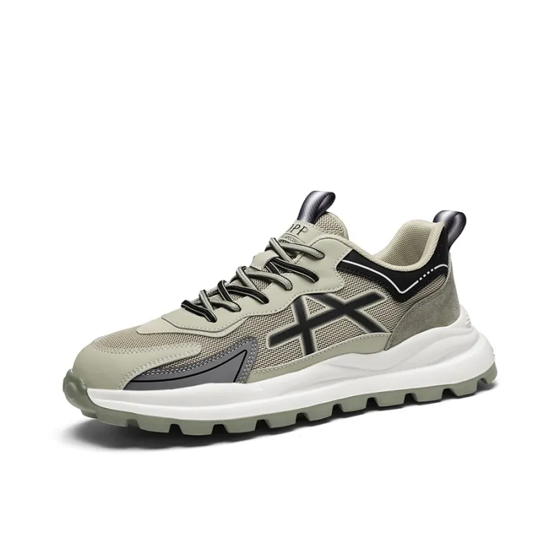 OFFER-AITR Anti-Slip And Wear-Resistant Breathable Low-Top Chunky Sneakers Men's-13