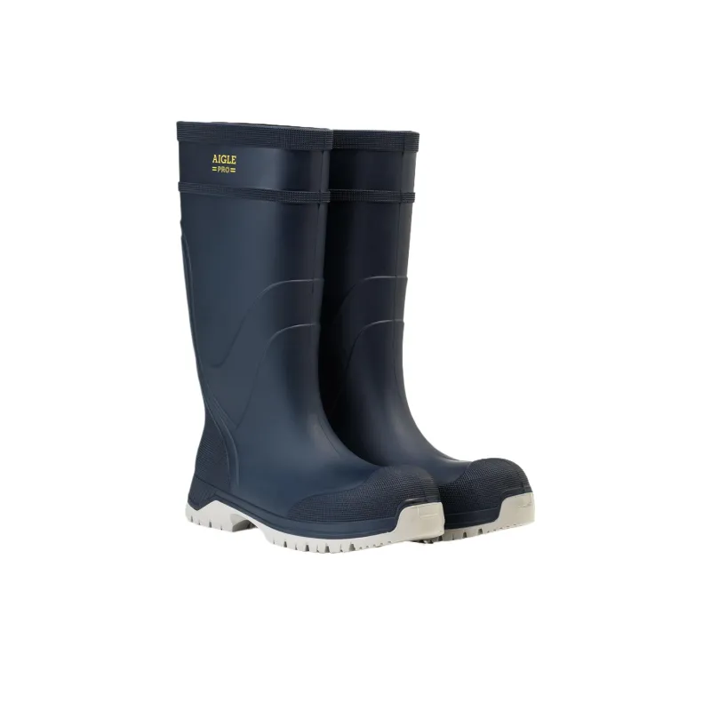 AIGLE Ankle Boots Men Black/Blue-6