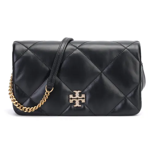 TORY BURCH Kira Nappa Leather Crossbody Bag, Shoulder Bag Women's Black