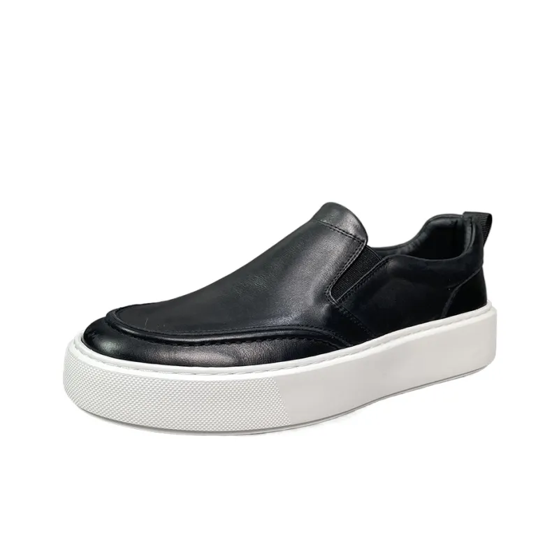 Thai Points Abrasion-Resistant Low-Top Skateboard Shoes Men's Black-1
