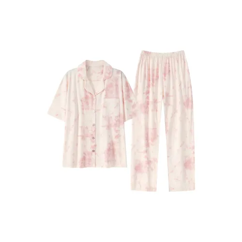 FENTENGCARE Pajama Set Women's Apricot
