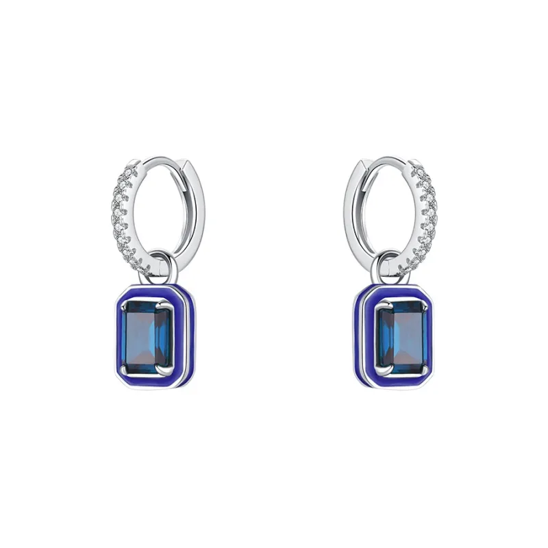 JKEM S925 Silver Earrings Women's-3