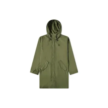 FRED PERRY Coats Men Green