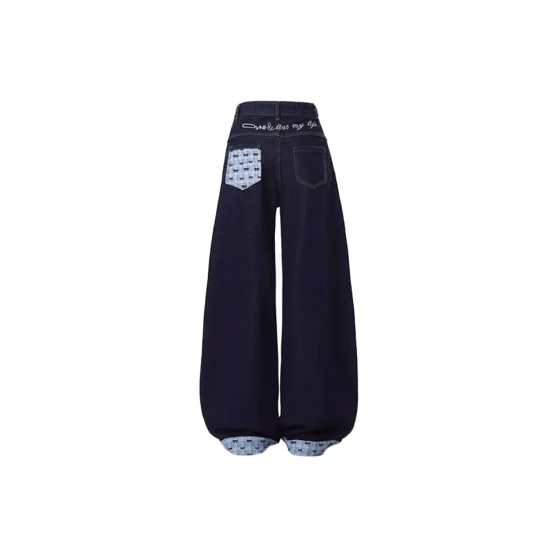 UTHA Jeans Women's Dark Blue Jeans-1