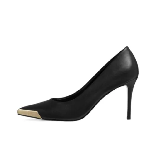 VERSACE Slim Heel High Heels Women's Black