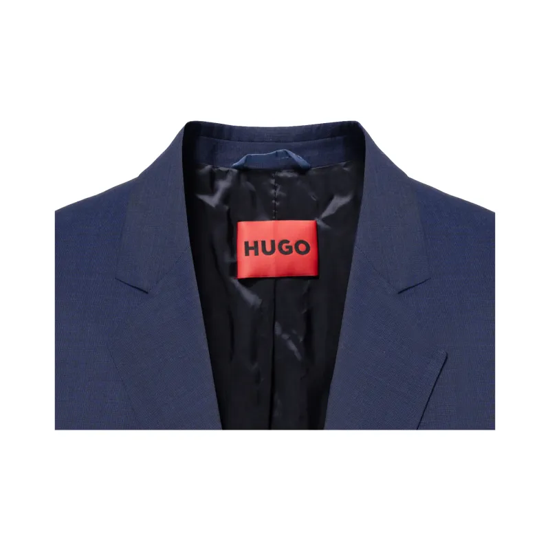 HUGO BOSS Business Suit Coat Men's Dark Blue-5