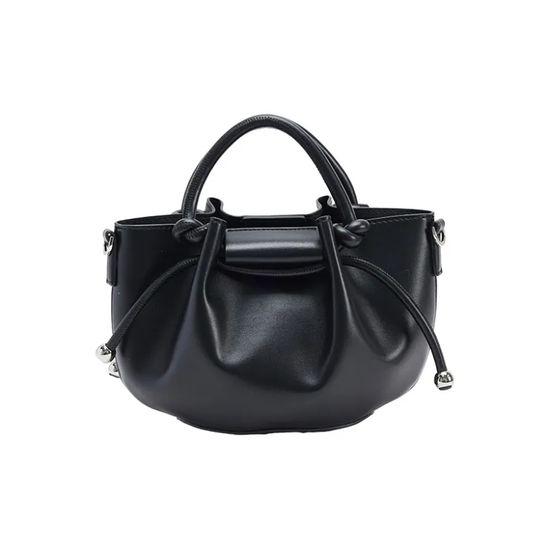 URBAN REVIVO Artificial Leather Handbag, Shoulder Bag, Crossbody Bag Trumpets Women's Raw White/Sky Blue/Black-8