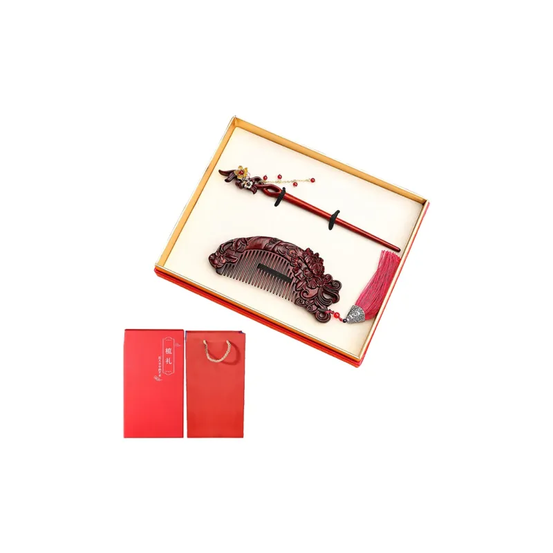 ANTINOB New Chinese Style Chinese Style Comb Box Portable-0